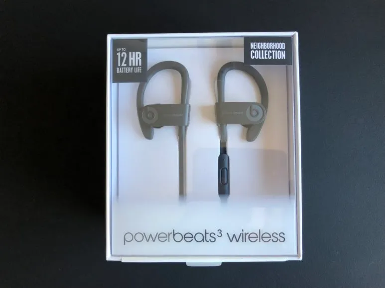 PowerBeats3 Wirelessの商品パッケージ
