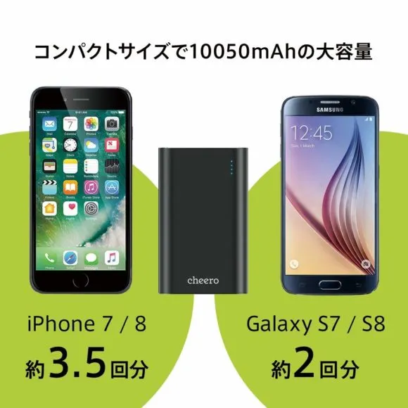 cheero「Twintail 10050mAh (CHE-089)」公式の製品画像3