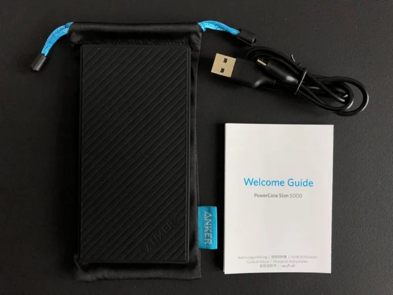 Anker「PowerCore Fusion 5000」の付属品