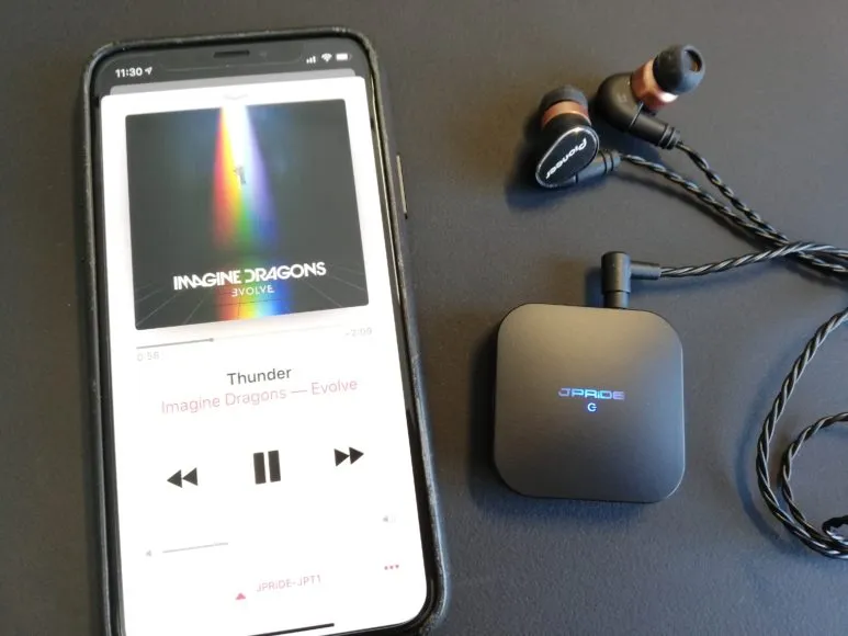 RXモードで有線イヤホンを無線化させましょう。