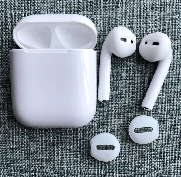 エアポッド落下防止アイテム:DamonLightのAirpods用シリコン製イヤホンカバー。