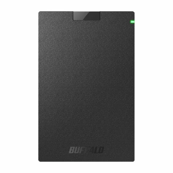 スマホ向けおすすめ外付けハードディスク：BUFFALO「SSD-PG1.0U3-B/NL」