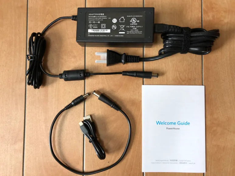 おすすめポータブル電源Anker「PowerHouse」|付属品一覧