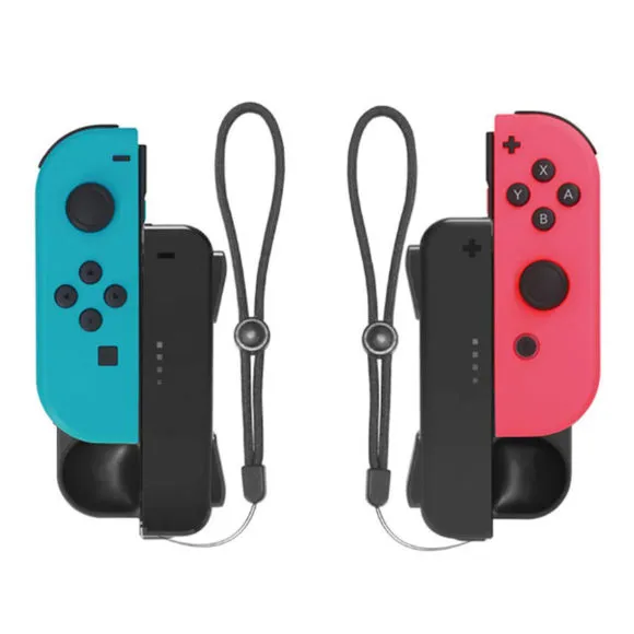 ニンテンドースイッチをプレイしながらJoy-Conを充電できる充電器|Defway「Switch Joy-Con充電グリップミニ(充電指示ランプ付き)」