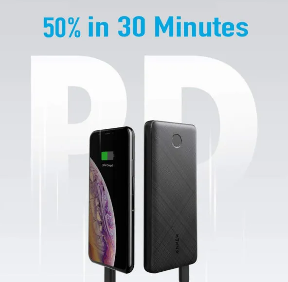 おすすめのモバイルバッテリーAnker「PowerCore Slim 10000 PD」レビュー|Power Deliveryに対応したUSB-Cポートが搭載されているのが最大の特長。