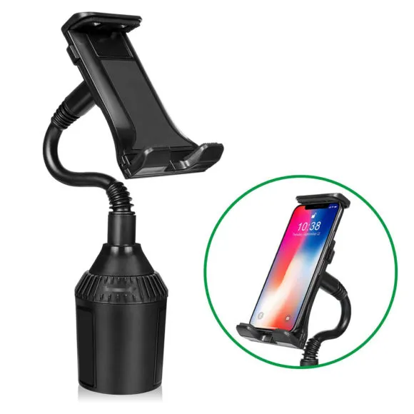 おすすめ車載スマホホルダーまとめ|ホルダーの種類:ドリンクホルダー型