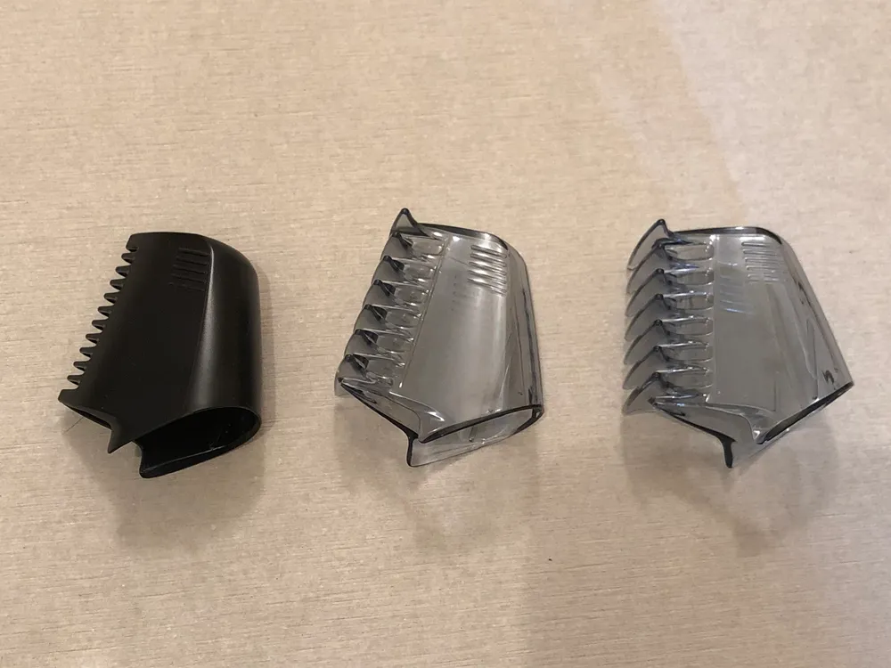男のムダ毛処理におすすめのボディトリマーER-GK60レビュー|2・3・6mmの長さで剃り揃えられる「ER-GK60」の剃れ具合を、実際に見比べてみましょう。