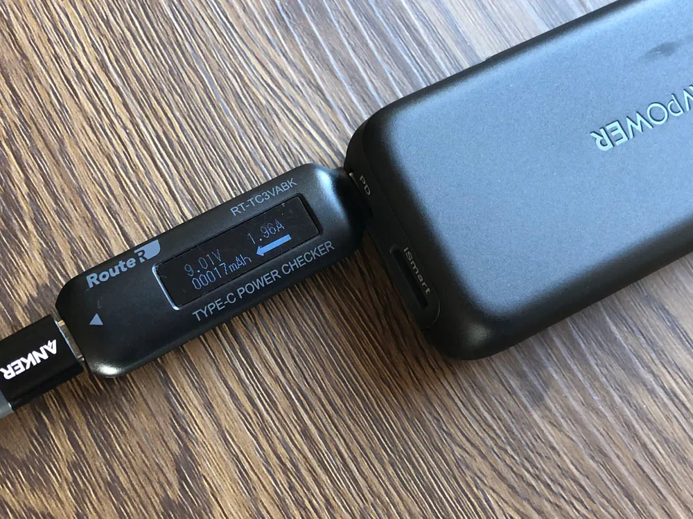 【RAVPower モバイルバッテリーRP-PB186レビュー】Anker競合製品を超える高出力・軽さ・価格!10000mAhクラス最強のモバイルバッテリー|使ってみて感じたこと:【実測】「RP-PB186」の電流・電圧を計測してみました