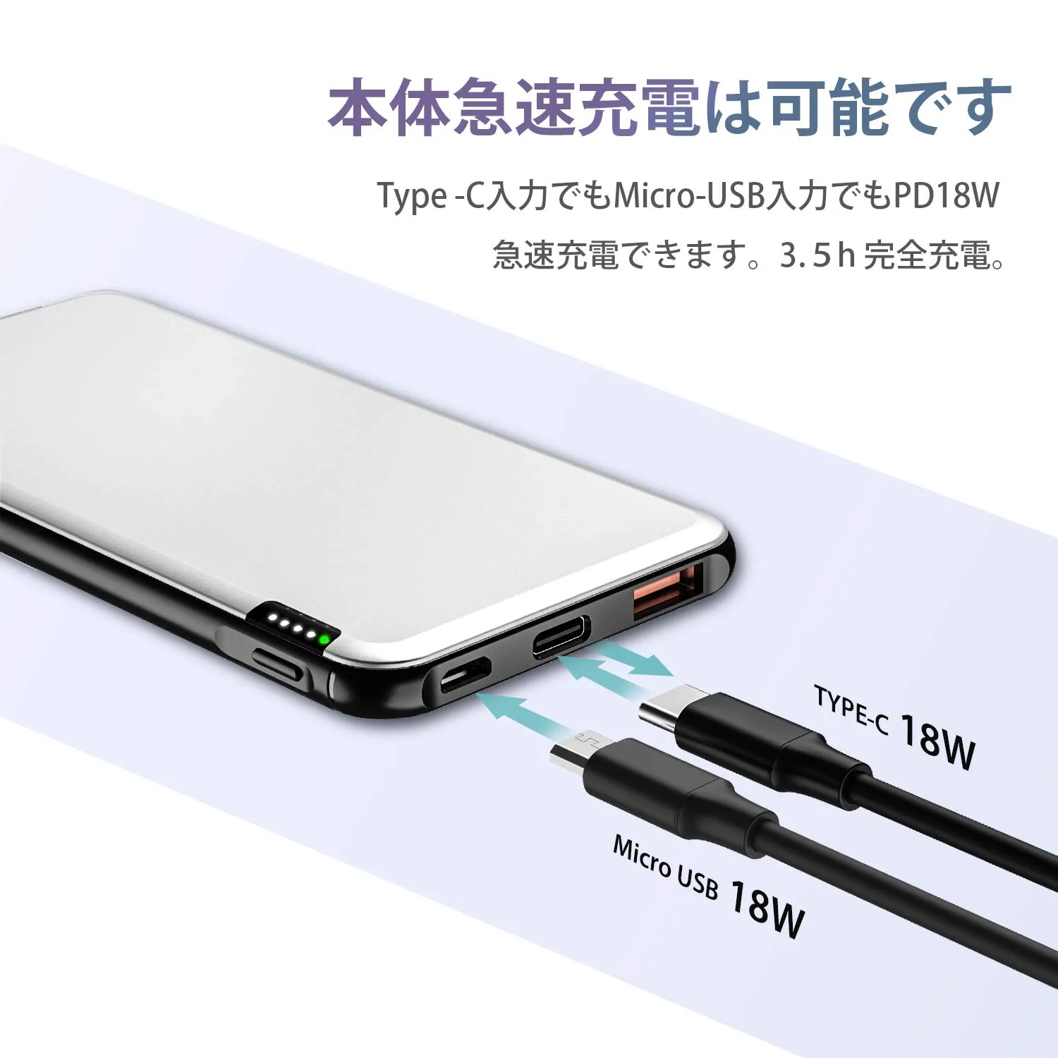 【TNTOR 超薄型モバイルバッテリーTN-10PDレビュー】10000mAhクラス最小最軽量で携帯性抜群!PD対応急速充電も可能なコスパ最強モバイルバッテリー|優れているポイント:バッテリー本体も急速充電に対応