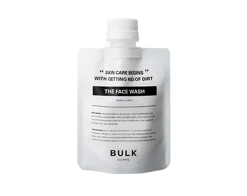 【バルクオム:洗顔・化粧水・乳液セットを使って分かった確かな品質】BULK HOMMEとは?500円で試せる男性に最適化されたスキンケア用品「バルクオム」|バルクオムのスキンケア用品:THE FACE WASH(洗顔料)