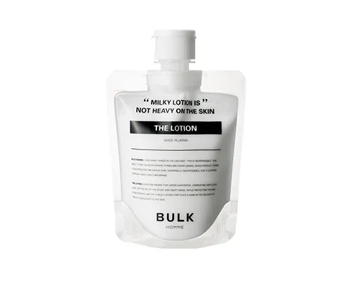 【バルクオム:洗顔・化粧水・乳液セットを使って分かった確かな品質】BULK HOMMEとは?500円で試せる男性に最適化されたスキンケア用品「バルクオム」|バルクオムのスキンケア用品:THE LOTION(乳液)