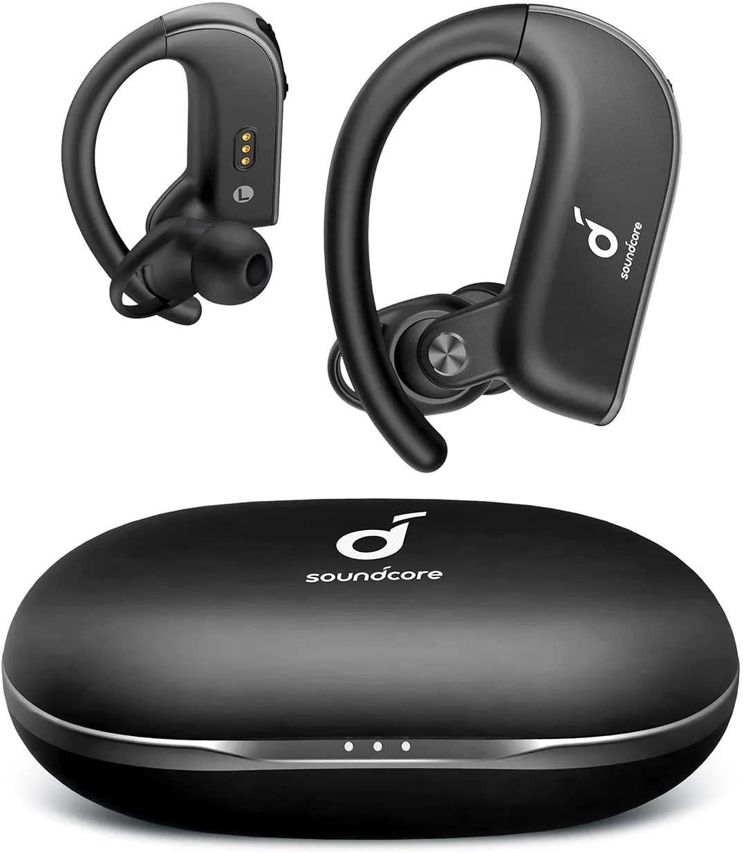 【Anker Soundcore Spirit X2レビュー】12mm大口径ドライバーで迫力サウンド!Beatsを彷彿とさせるスポーツに最適な高コスパ完全ワイヤレスイヤホン|製品公式画像