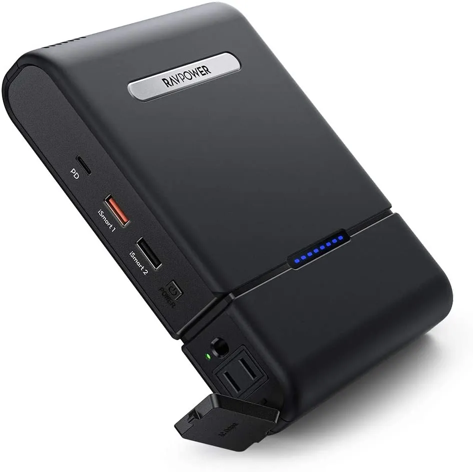 【RavPower RP-PB055新装版レビュー】超大容量30000mAh・AC100W&PD60W出力の最強性能を誇るモバイルバッテリーRavPower RP-PB055新装版｜製品の公式画像