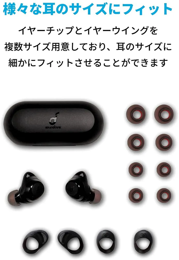 【Anker Soundcore Liberty Neo2レビュー】超割安感とハイスペックが共存!!ほぼ死角無し・価格不相応な秀逸スペック目白押しの大人気モデル後継機|優れているポイント:充実の付属品で装着感も良好