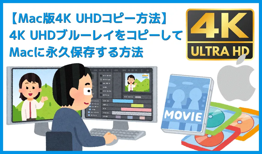 Mac版DVDFab12 4K UHDブルーレイのコピー方法|無料でコピーガード解除して4K UHDブルーレイをISO形式でMacに永久保存する方法