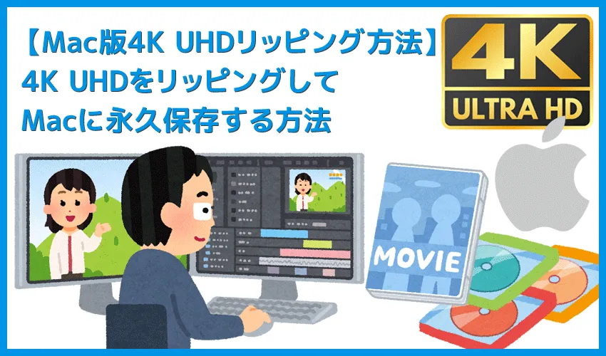 Mac版DVDFab12 4K UHDブルーレイのリッピング方法｜無料でコピーガード解除して4K UHDブルーレイをMP4形式でMacに永久保存する方法